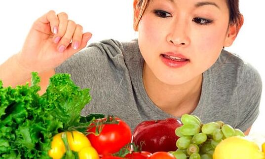 owoce i warzywa na japońską dietę